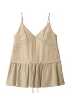 【メゾンスペシャル/MAISON SPECIAL】のsynthetic Leather Peplum Tunic/フェイクレザーペプラムチュニック CRM(クリーム)|ID: prp329100004773653 ipo3291000000034594736