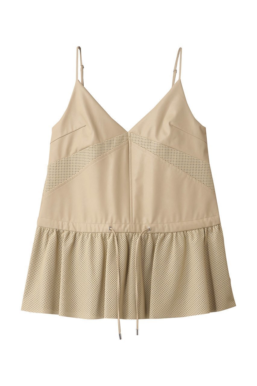 【メゾンスペシャル/MAISON SPECIAL】のsynthetic Leather Peplum Tunic/フェイクレザーペプラムチュニック インテリア・キッズ・メンズ・レディースファッション・服の通販 founy(ファニー) 　ファッション　Fashion　レディースファッション　Fashion for Women　ワンピース　Dresses　チュニック　Tunic Tops & Dresses　エレガント 上品　Elegant　シンプル　Simple, Minimal　チュニック　Tunic, Long Top　フェイクレザー　Faux Leather, PU Leather　ペプラム　Peplum, Flared Hem　リュクス　Luxury, Elegant, High-End, Chic　CRM(クリーム)|ID: prp329100004773653 ipo3291000000034594736