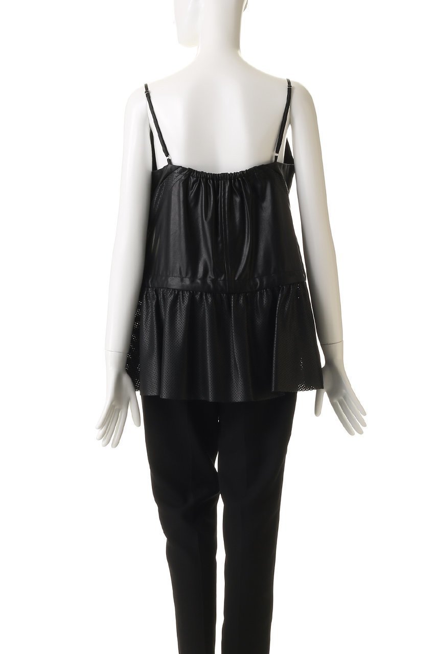 【メゾンスペシャル/MAISON SPECIAL】のsynthetic Leather Peplum Tunic/フェイクレザーペプラムチュニック 人気、トレンドファッション・服の通販 founy(ファニー) 　ファッション　Fashion　レディースファッション　Fashion for Women　ワンピース　Dresses　チュニック　Tunic Tops & Dresses　エレガント 上品　Elegant　シンプル　Simple, Minimal　チュニック　Tunic, Long Top　フェイクレザー　Faux Leather, PU Leather　ペプラム　Peplum, Flared Hem　リュクス　Luxury, Elegant, High-End, Chic　other-4|ID: prp329100004773653 ipo3291000000034594739