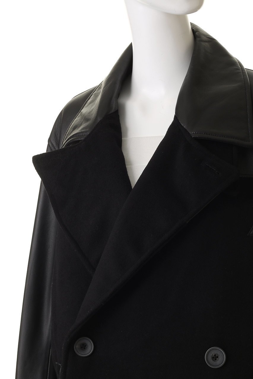 【メゾンスペシャル/MAISON SPECIAL】の【UNISEX】SHEEPレザーコンビPコート 人気、トレンドファッション・服の通販 founy(ファニー) ファッション Fashion レディースファッション Fashion for Women アウター Coat / Outerwear Collection コート・ロングコート・ピーコート Long Coats, Peacoats & More Pコート Pea Coats ユニセックス Unisex, Genderless クラシック Classic, Timeless Style コンビ Combo, Combination Style スタンド Stand Collar, Upright Stand バランス Balance, Style Balance ロング Long, Long-Length A/W・秋冬 Autumn/Winter other-5|ID: prp329100004773654 ipo3291000000034594749