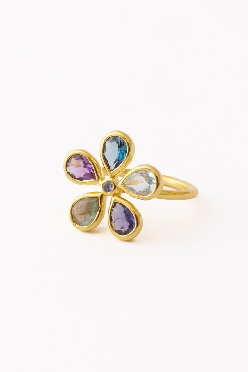 【ヌキテパ/NE QUITTEZ PAS】の【UPALA】MULTIGEMフラワーリング 人気、トレンドファッション・服の通販 founy(ファニー) 　ファッション　Fashion　レディースファッション　Fashion for Women　ジュエリー　Jewelry　2026年　2026　おすすめ　Recommended / Our Picks　シンプル　Simple, Minimal　ストーン　Stone, Gem-Like　フラワー　Flower, Floral　メガネ　Glasses, Eyewear　モチーフ　Motif, Design Theme　エレガント 上品　Elegant　夏　Summer　春　Spring　S/S・春夏　SS, Spring/Summer, Warm Season　other-3|ID: prp329100004774317 ipo3291000000035456121