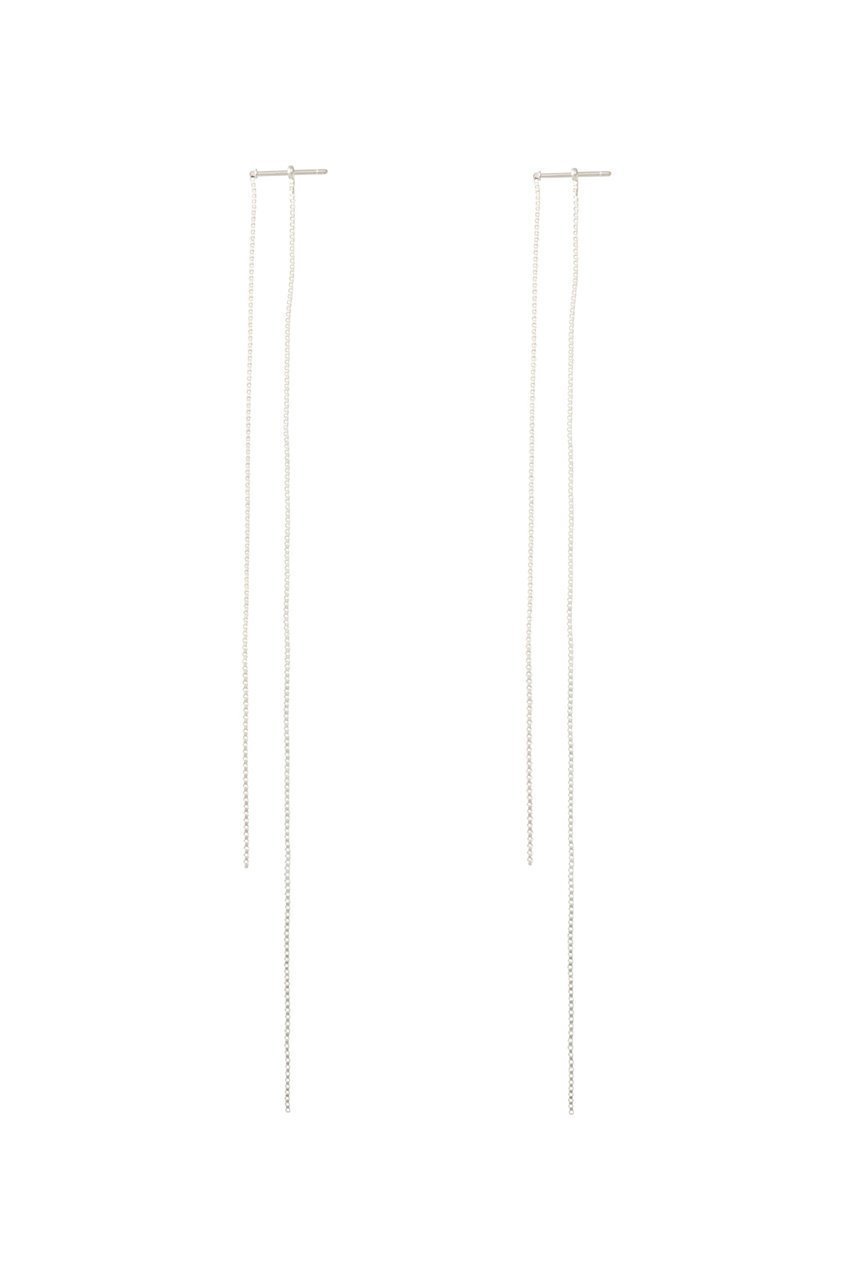 【ウィムガゼット/Whim Gazette】の【THE PAUSE】2WAYチェーンピアス インテリア・キッズ・メンズ・レディースファッション・服の通販 founy(ファニー) 　ファッション　Fashion　レディースファッション　Fashion for Women　ジュエリー　Jewelry　ファッションリング　Fashion Rings　イヤリング・フープ・ドロップタイプ　Hoop, Drop & Clip Earrings　イヤリング　Earrings　シンプル　Simple, Minimal　チェーン　Chain, Chain Strap　ロング　Long, Long-Length　エレガント 上品　Elegant　新作・新入荷　New Arrivals / New In　シルバー|ID: prp329100004774323 ipo3291000000034604399