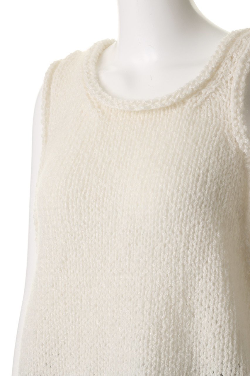 【エリオポール/heliopole】の【uca】HAND KNIT HEMP MAHAIR SLIT ベスト 人気、トレンドファッション・服の通販 founy(ファニー) 　ファッション　Fashion　レディースファッション　Fashion for Women　トップス・カットソー　Cut & Sew Tops　ニット　Knit Tops & Sweaters　ベスト&ジレ / 重ね着スタイル　Vests & Gilets　カジュアルプルオーバー・ニットトップス　Pullovers & Knit Tops / Casual Pullovers　カッティング　Cutting Detail　カットソー　Cut and Sewn Top　シンプル　Simple, Minimal　スリット　Slit, Slit Detail　トレンド　Trend, Trending Now　ハンド　Hand, Handmade　ベスト　Vest, Waistcoat　新作・新入荷　New Arrivals / New In　other-5|ID: prp329100004774330 ipo3291000000034604459