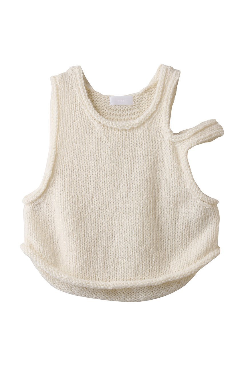 【エリオポール/heliopole】の【uca】HAND KNIT HEMP MAHAIR SLIT ベスト インテリア・キッズ・メンズ・レディースファッション・服の通販 founy(ファニー) ファッション Fashion レディースファッション Fashion for Women トップス・カットソー Cut & Sew Tops ニット Knit Tops & Sweaters ベスト&ジレ / 重ね着スタイル Vests & Gilets カジュアルプルオーバー・ニットトップス Pullovers & Knit Tops / Casual Pullovers カッティング Cutting Detail カットソー Cut and Sewn Top シンプル Simple, Minimal スリット Slit, Slit Detail トレンド Trend, Trending Now ハンド Hand, Handmade ベスト Vest, Waistcoat ホワイト|ID: prp329100004774330 ipo3291000000035533182