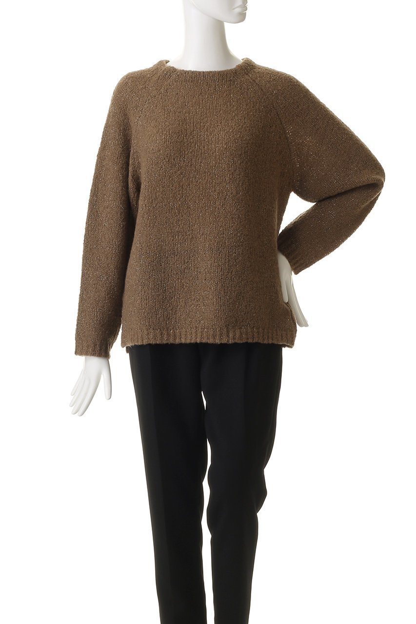 【エリオポール/heliopole】のグリッターブークレニット 人気、トレンドファッション・服の通販 founy(ファニー) 　ファッション　Fashion　レディースファッション　Fashion for Women　トップス・カットソー　Cut & Sew Tops　ニット　Knit Tops & Sweaters　カジュアルプルオーバー・ニットトップス　Pullovers & Knit Tops / Casual Pullovers　エレガント 上品　Elegant　グリッター　Glitter, Sparkle　シンプル　Simple, Minimal　新作・新入荷　New Arrivals / New In　other-2|ID: prp329100004774332 ipo3291000000034604470