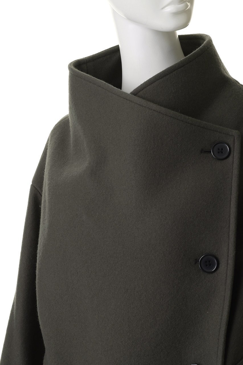 【エリオポール/heliopole】のウールスタンドカラーコート 人気、トレンドファッション・服の通販 founy(ファニー) 　ファッション　Fashion　レディースファッション　Fashion for Women　アウター　Coat / Outerwear Collection　コート・ロングコート・ピーコート　Long Coats, Peacoats & More　クラシカル　Classical, Vintage-Inspired　シンプル　Simple, Minimal　スタンド　Stand Collar, Upright Stand　ダブル　Double, Double-Breasted　モダン　Modern, Contemporary　ロング　Long, Long-Length　定番　Standard, Basic Item　新作・新入荷　New Arrivals / New In　other-5|ID: prp329100004774333 ipo3291000000034604480