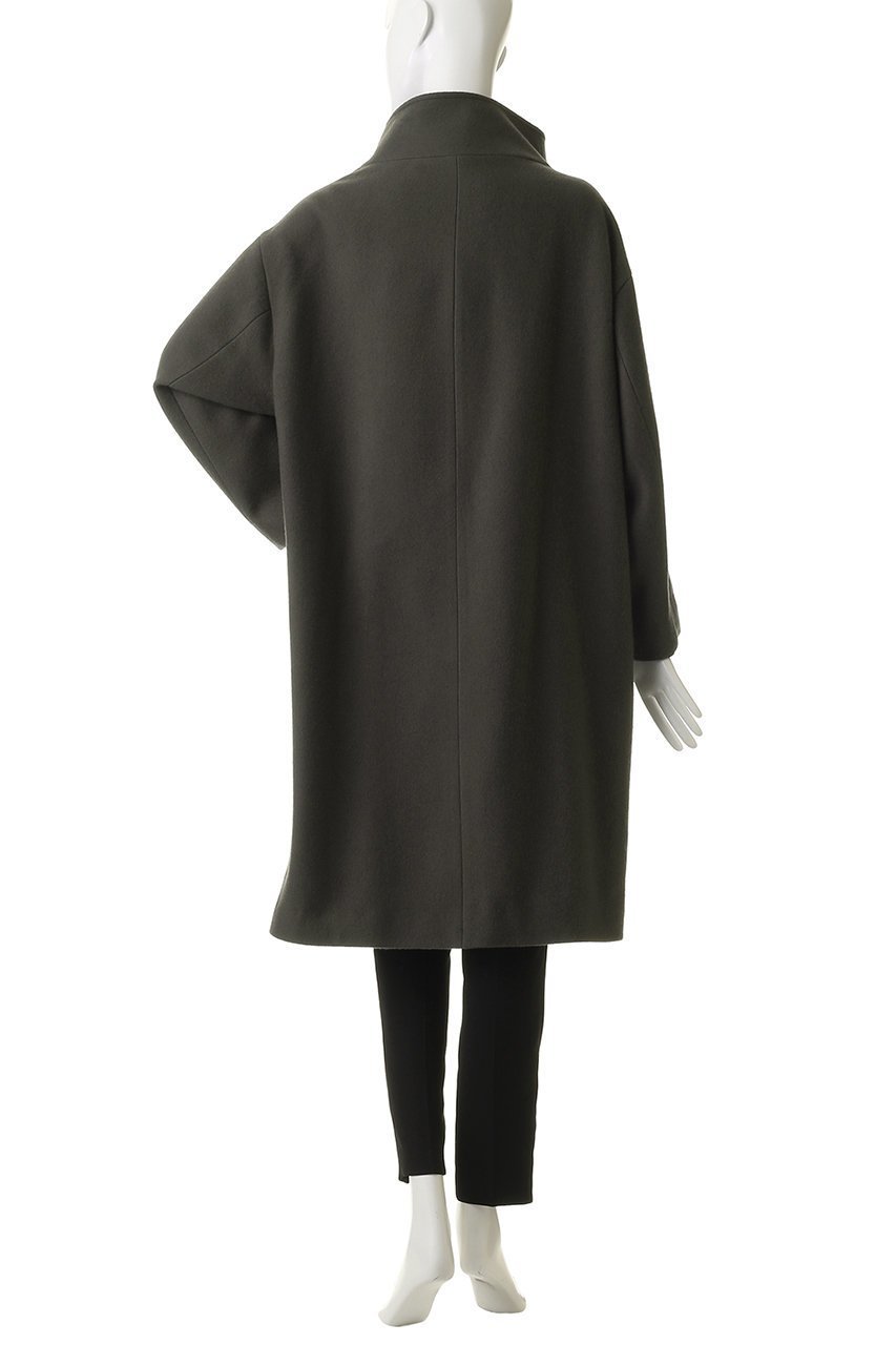 【エリオポール/heliopole】のウールスタンドカラーコート 人気、トレンドファッション・服の通販 founy(ファニー) 　ファッション　Fashion　レディースファッション　Fashion for Women　アウター　Coat / Outerwear Collection　コート・ロングコート・ピーコート　Long Coats, Peacoats & More　クラシカル　Classical, Vintage-Inspired　シンプル　Simple, Minimal　スタンド　Stand Collar, Upright Stand　ダブル　Double, Double-Breasted　モダン　Modern, Contemporary　ロング　Long, Long-Length　定番　Standard, Basic Item　other-4|ID: prp329100004774333 ipo3291000000035772739