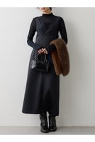 【ウィムガゼット/Whim Gazette】のダブルサテンワンピース 人気、トレンドファッション・服の通販 founy(ファニー) ファッション Fashion レディースファッション Fashion for Women ワンピース Dresses チュニック Tunic Tops & Dresses インナー Innerwear スマート Smart, Elegant タートル Turtleneck, Turtle Collar チュニック Tunic, Long Top フォルム Silhouette, Form ロング Long, Long-Length エレガント 上品 Elegant 新作・新入荷 New Arrivals / New In |ID:prp329100004774335