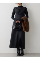 【ウィムガゼット/Whim Gazette】のダブルサテンワンピース ブラック|ID: prp329100004774335 ipo3291000000034604492