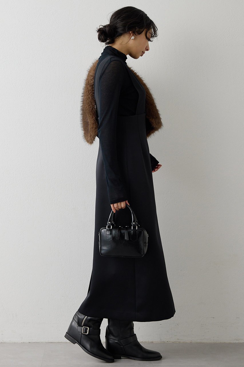 【ウィムガゼット/Whim Gazette】のダブルサテンワンピース 人気、トレンドファッション・服の通販 founy(ファニー) 　ファッション　Fashion　レディースファッション　Fashion for Women　ワンピース　Dresses　チュニック　Tunic Tops & Dresses　インナー　Innerwear　スマート　Smart, Elegant　タートル　Turtleneck, Turtle Collar　チュニック　Tunic, Long Top　フォルム　Silhouette, Form　ロング　Long, Long-Length　エレガント 上品　Elegant　other-4|ID: prp329100004774335 ipo3291000000035979232