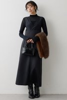 【ウィムガゼット/Whim Gazette】のダブルサテンワンピース 人気、トレンドファッション・服の通販 founy(ファニー) ファッション Fashion レディースファッション Fashion for Women ワンピース Dresses チュニック Tunic Tops & Dresses インナー Innerwear スマート Smart, Elegant タートル Turtleneck, Turtle Collar チュニック Tunic, Long Top フォルム Silhouette, Form ロング Long, Long-Length エレガント 上品 Elegant |ID:prp329100004774335