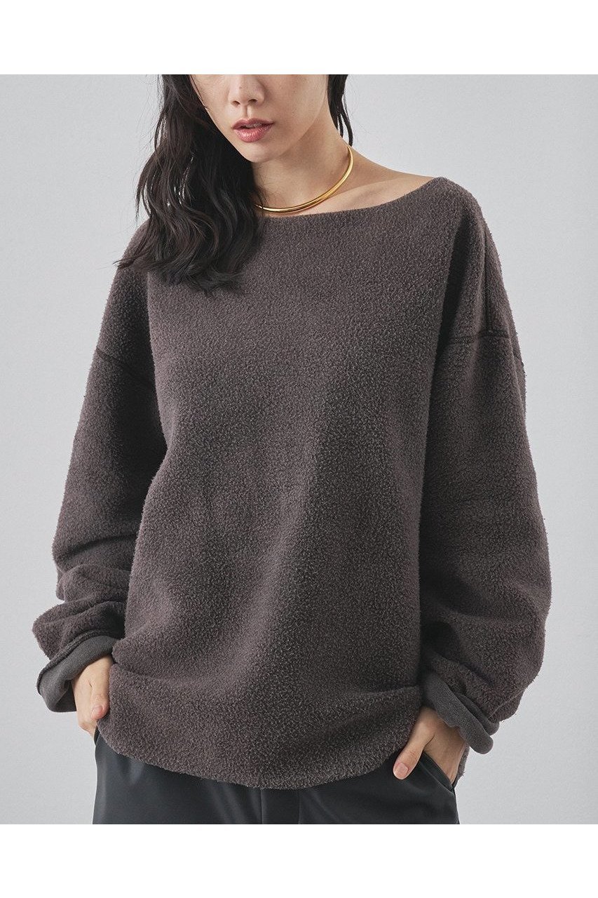 【ウィムガゼット/Whim Gazette】のピグメントスウェットプルオーバー 人気、トレンドファッション・服の通販 founy(ファニー) 　ファッション　Fashion　レディースファッション　Fashion for Women　トップス・カットソー　Cut & Sew Tops　シャツ・ブラウス・オフィスカジュアル　Elegant Blouses & Button-Ups　レディースパーカー・カジュアルフーディー　Casual Hoodies & Sweatshirts　ロングTシャツ・Tシャツ　Longline T-Shirts & Tees　カジュアルプルオーバー・ニットトップス　Pullovers & Knit Tops / Casual Pullovers　スウェット・クルーネックトップス　Sweatshirts & Crewnecks / Relaxed Fit Sweat Tops　カットソー・ベーシックTシャツ　Cut-and-Sewn Tops / Stretch Tees & Basics　スウェット / スエット　Sweatshirt, Sweatwear　モコモコ　Fuzzy, Fluffy　リバーシブル　Reversible, Two-Sided　リラックス　Relax, Relaxed Fit　おすすめ　Recommended / Our Picks　新作・新入荷　New Arrivals / New In　 other-1|ID: prp329100004774341 ipo3291000000034604546