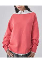 【ウィムガゼット/Whim Gazette】のピグメントスウェットプルオーバー レッド|ID:prp329100004774341