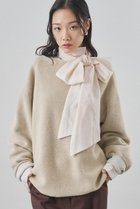 【ウィムガゼット/Whim Gazette】のピグメントスウェットプルオーバー グレージュ|ID: prp329100004774341 ipo3291000000036068569