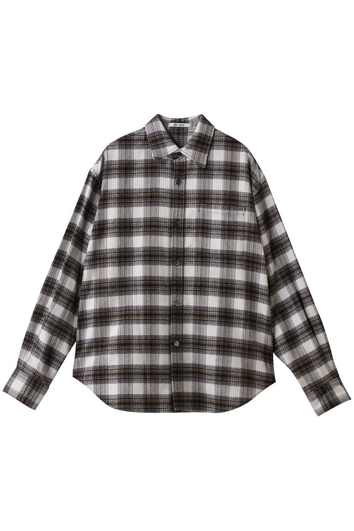 【ウィムガゼット/Whim Gazette】のピケチェックシャツ インテリア・キッズ・メンズ・レディースファッション・服の通販 founy(ファニー) https://founy.com/ ファッション Fashion レディースファッション Fashion for Women トップス・カットソー Cut & Sew Tops シャツ・ブラウス・オフィスカジュアル Elegant Blouses & Button-Ups スリーブ Sleeve, Long Sleeve / Short Sleeve チェック Check, Plaid, Tartan フレア Flare, Flared ロング Long, Long-Length 新作・新入荷 New Arrivals / New In 羽織 Haori, Light Jacket |ID: prp329100004774343 ipo3291000000034604572