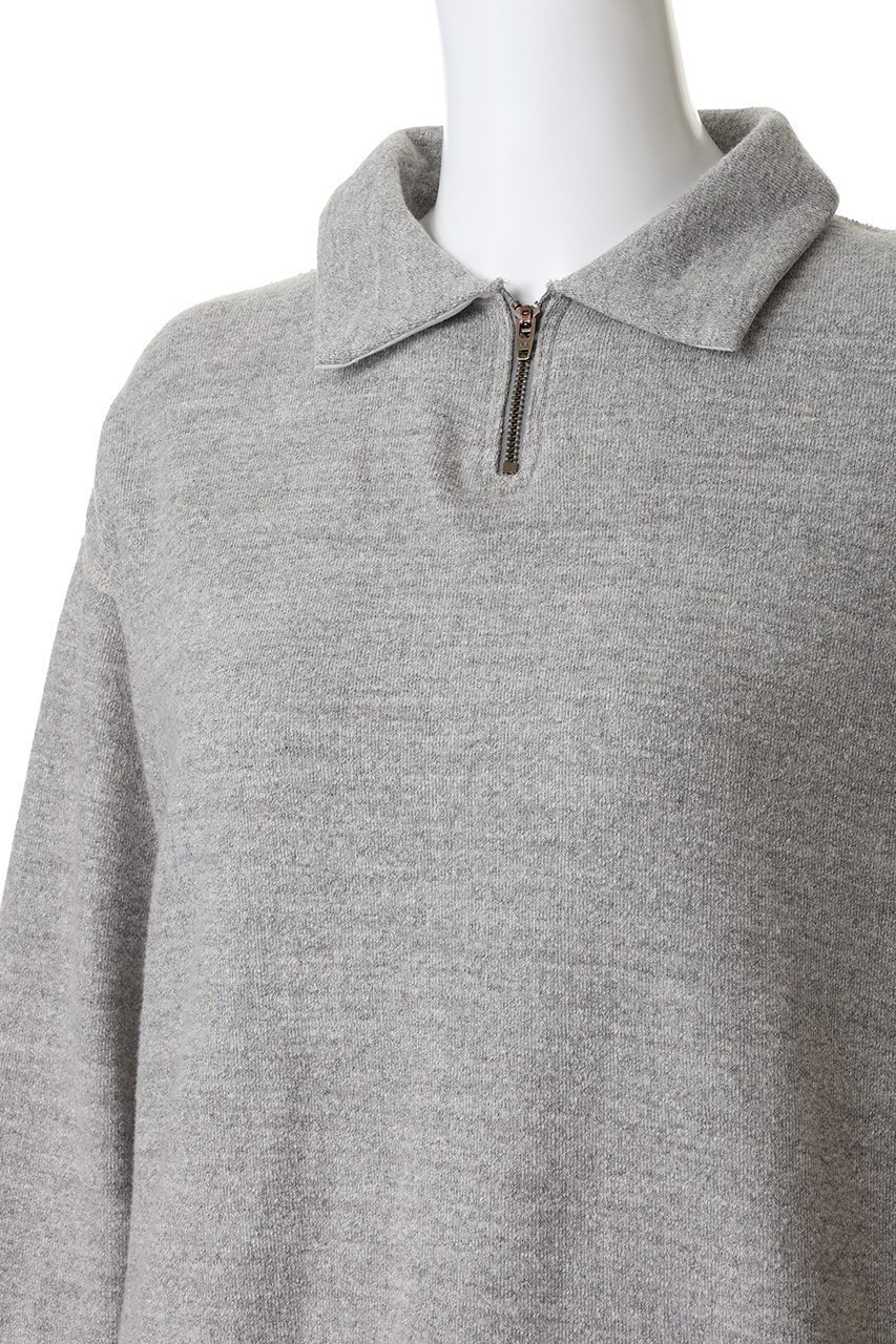 【マディソンブルー/MADISONBLUE】のHALF ZIPUP SWEAT ハーフジップアップスウェット 人気、トレンドファッション・服の通販 founy(ファニー) 　ファッション　Fashion　レディースファッション　Fashion for Women　トップス・カットソー　Cut & Sew Tops　シャツ・ブラウス・オフィスカジュアル　Elegant Blouses & Button-Ups　レディースパーカー・カジュアルフーディー　Casual Hoodies & Sweatshirts　ロングTシャツ・Tシャツ　Longline T-Shirts & Tees　スウェット・クルーネックトップス　Sweatshirts & Crewnecks / Relaxed Fit Sweat Tops　カットソー・ベーシックTシャツ　Cut-and-Sewn Tops / Stretch Tees & Basics　おすすめ　Recommended / Our Picks　ジップ　Zip, Zipper　スウェット / スエット　Sweatshirt, Sweatwear　スリーブ　Sleeve, Long Sleeve / Short Sleeve　セットアップ　Set-Up, Coordinated Outfit　モダン　Modern, Contemporary　ロング　Long, Long-Length　other-5|ID: prp329100004774348 ipo3291000000035907825