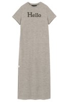 【マディソンブルー/MADISONBLUE】のHELLO S/S OP SWEAT HELLOスウェットワンピース 人気、トレンドファッション・服の通販 founy(ファニー) ファッション Fashion レディースファッション Fashion for Women ワンピース Dresses チュニック Tunic Tops & Dresses スウェット / スエット Sweatshirt, Sweatwear スリット Slit, Slit Detail チュニック Tunic, Long Top プリント Print, Printed Pattern リラックス Relax, Relaxed Fit ロング Long, Long-Length 半袖 Short Sleeve, Half Sleeve 夏 Summer 新作・新入荷 New Arrivals / New In S/S・春夏 SS, Spring/Summer, Warm Season |ID:prp329100004774349