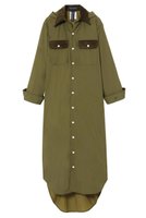 【マディソンブルー/MADISONBLUE】のHAMPTON OP RAIN SHIRT ハンプトンシャツワンピース 人気、トレンドファッション・服の通販 founy(ファニー) ファッション Fashion レディースファッション Fashion for Women ワンピース Dresses シャツワンピース / 1枚で着映えコーデ Shirt Dresses チュニック Tunic Tops & Dresses コーティング Coating, Coated Finish コーデュロイ Corduroy, Cord Fabric タイプライター Typewriter Fabric, Crisp Cotton チュニック Tunic, Long Top ロング Long, Long-Length エレガント 上品 Elegant 巾着 Drawstring Bag, Kinchaku 新作・新入荷 New Arrivals / New In |ID:prp329100004774352