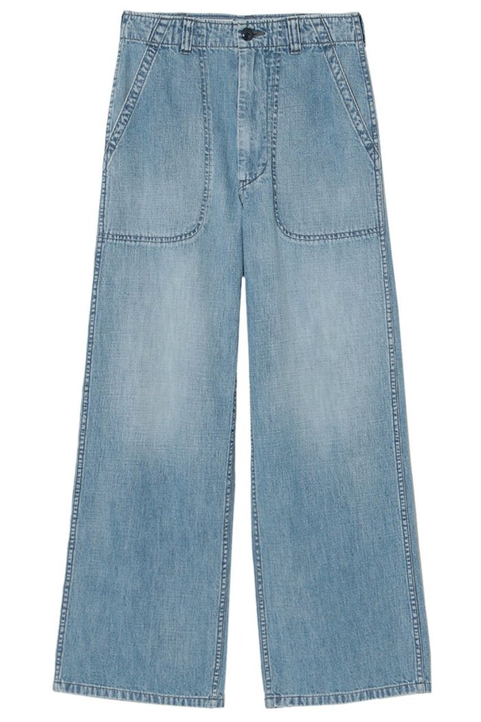 【マディソンブルー/MADISONBLUE】のWIDE BAKER PT ワイドベイカーパンツ インテリア・キッズ・メンズ・レディースファッション・服の通販 founy(ファニー) https://founy.com/ ファッション Fashion レディースファッション Fashion for Women パンツ Pants & Trousers デニム Denim, Jeans Material ルーズ Loose, Oversized ワーク Workwear, Utility Style ヴィンテージ Vintage Style 新作・新入荷 New Arrivals / New In |ID: prp329100004774353 ipo3291000000034604671