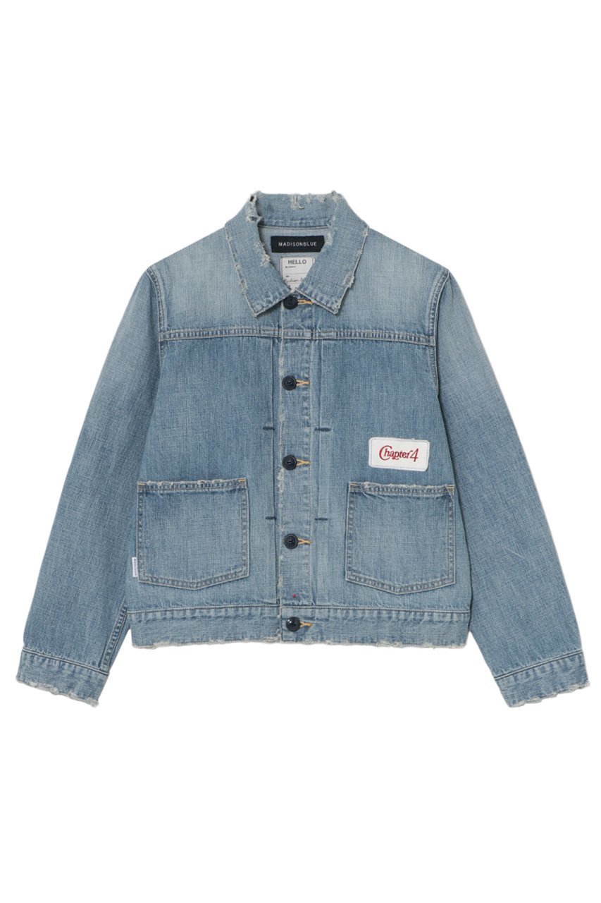 【マディソンブルー/MADISONBLUE】のHARD WASH JK DENIM デニムジャケット 人気、トレンドファッション・服の通販 founy(ファニー) 　ファッション　Fashion　レディースファッション　Fashion for Women　アウター　Coat / Outerwear Collection　レディースジャケット・軽アウター　Jackets　ブルゾンジャケット・スポーティアウター　Blouson Jackets　デニムジャケット / カジュアルアウター　Denim Jackets　ジャケット　Jacket, Outerwear　デニム　Denim, Jeans Material　ブルゾン　Blouson, Bomber Jacket　ワーク　Workwear, Utility Style　ヴィンテージ　Vintage Style　猫　Cat, Kitty　 other-1|ID: prp329100004774355 ipo3291000000035905499