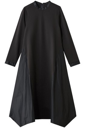 【ランバン オン ブルー/LANVIN en Bleu】 アシンメトリーヘムコンビワンピース人気、トレンドファッション・服の通販 founy(ファニー) ファッション Fashion レディースファッション Fashion for Women ワンピース Dresses チュニック Tunic Tops & Dresses グログラン Grosgrain, Grosgrain Ribbon コンパクト Compact, Small Size シンプル Simple, Minimal ジュエリー Jewelry, Accessories チュニック Tunic, Long Top フレア Flare, Flared ロング Long, Long-Length 新作・新入荷 New Arrivals / New In |ID:prp329100004774357