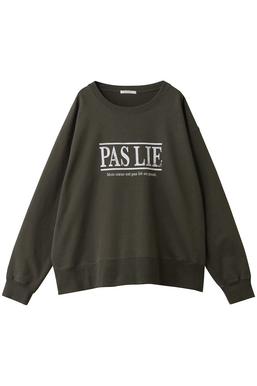 【ガリャルダガランテ/GALLARDAGALANTE】のPASLIEロゴスウェット 人気、トレンドファッション・服の通販 founy(ファニー) 　ファッション　Fashion　レディースファッション　Fashion for Women　トップス・カットソー　Cut & Sew Tops　シャツ・ブラウス・オフィスカジュアル　Elegant Blouses & Button-Ups　レディースパーカー・カジュアルフーディー　Casual Hoodies & Sweatshirts　ロングTシャツ・Tシャツ　Longline T-Shirts & Tees　スウェット・クルーネックトップス　Sweatshirts & Crewnecks / Relaxed Fit Sweat Tops　カットソー・ベーシックTシャツ　Cut-and-Sewn Tops / Stretch Tees & Basics　おすすめ　Recommended / Our Picks　スウェット / スエット　Sweatshirt, Sweatwear　フロント　Front, Front Design　リラックス　Relax, Relaxed Fit　定番　Standard, Basic Item　新作・新入荷　New Arrivals / New In　 other-1|ID: prp329100004774358 ipo3291000000034604711