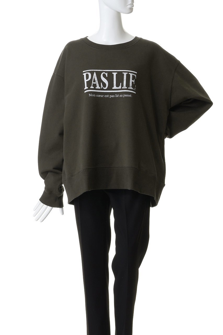 【ガリャルダガランテ/GALLARDAGALANTE】のPASLIEロゴスウェット 人気、トレンドファッション・服の通販 founy(ファニー) 　ファッション　Fashion　レディースファッション　Fashion for Women　トップス・カットソー　Cut & Sew Tops　シャツ・ブラウス・オフィスカジュアル　Elegant Blouses & Button-Ups　レディースパーカー・カジュアルフーディー　Casual Hoodies & Sweatshirts　ロングTシャツ・Tシャツ　Longline T-Shirts & Tees　スウェット・クルーネックトップス　Sweatshirts & Crewnecks / Relaxed Fit Sweat Tops　カットソー・ベーシックTシャツ　Cut-and-Sewn Tops / Stretch Tees & Basics　おすすめ　Recommended / Our Picks　スウェット / スエット　Sweatshirt, Sweatwear　フロント　Front, Front Design　リラックス　Relax, Relaxed Fit　定番　Standard, Basic Item　新作・新入荷　New Arrivals / New In　other-2|ID: prp329100004774358 ipo3291000000034604714