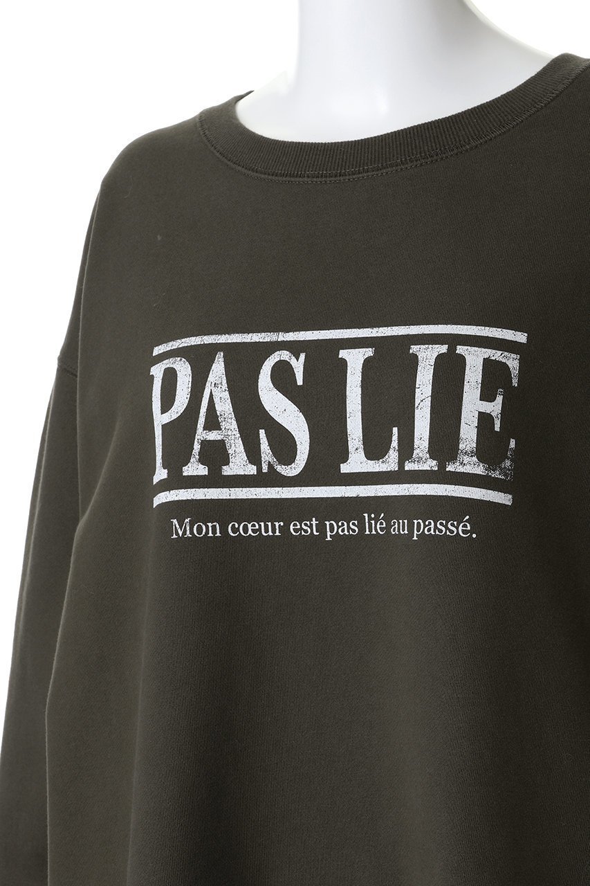【ガリャルダガランテ/GALLARDAGALANTE】のPASLIEロゴスウェット 人気、トレンドファッション・服の通販 founy(ファニー) 　ファッション　Fashion　レディースファッション　Fashion for Women　トップス・カットソー　Cut & Sew Tops　シャツ・ブラウス・オフィスカジュアル　Elegant Blouses & Button-Ups　レディースパーカー・カジュアルフーディー　Casual Hoodies & Sweatshirts　ロングTシャツ・Tシャツ　Longline T-Shirts & Tees　スウェット・クルーネックトップス　Sweatshirts & Crewnecks / Relaxed Fit Sweat Tops　カットソー・ベーシックTシャツ　Cut-and-Sewn Tops / Stretch Tees & Basics　おすすめ　Recommended / Our Picks　スウェット / スエット　Sweatshirt, Sweatwear　フロント　Front, Front Design　リラックス　Relax, Relaxed Fit　定番　Standard, Basic Item　新作・新入荷　New Arrivals / New In　other-5|ID: prp329100004774358 ipo3291000000034604717