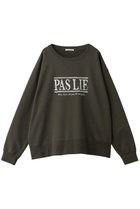 【ガリャルダガランテ/GALLARDAGALANTE】のPASLIEロゴスウェット チャコールグレー|ID:prp329100004774358