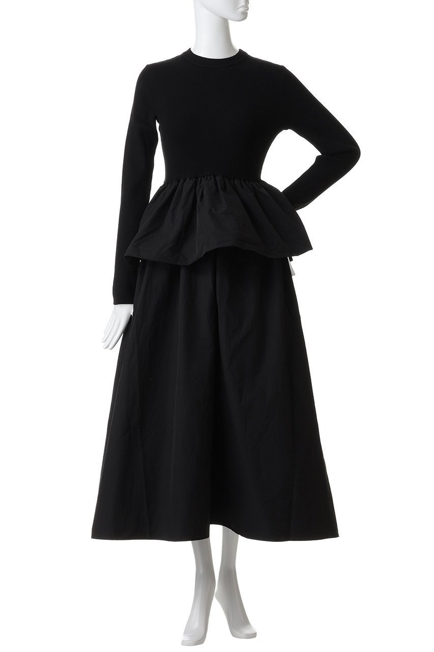 【マノフ/MANOF】のCOMBINATION KNIT ONE PIECE 人気、トレンドファッション・服の通販 founy(ファニー) 　ファッション　Fashion　レディースファッション　Fashion for Women　ワンピース　Dresses　チュニック　Tunic Tops & Dresses　チュニック　Tunic, Long Top　ドッキング　Docking, Mixed Material　バランス　Balance, Style Balance　ロング　Long, Long-Length　新作・新入荷　New Arrivals / New In　other-2|ID: prp329100004774359 ipo3291000000034604720