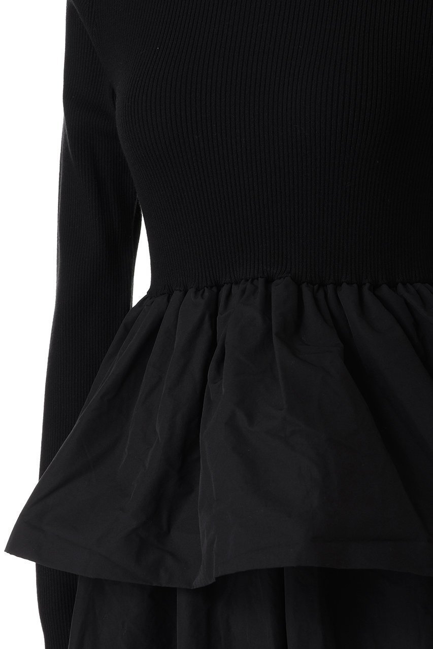 【マノフ/MANOF】のCOMBINATION KNIT ONE PIECE 人気、トレンドファッション・服の通販 founy(ファニー) 　ファッション　Fashion　レディースファッション　Fashion for Women　ワンピース　Dresses　チュニック　Tunic Tops & Dresses　チュニック　Tunic, Long Top　ドッキング　Docking, Mixed Material　バランス　Balance, Style Balance　ロング　Long, Long-Length　新作・新入荷　New Arrivals / New In　other-5|ID: prp329100004774359 ipo3291000000034604723