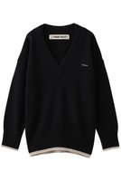 【プランク プロジェクト/PRANK PROJECT】のアンゴラウールVネックニット 人気、トレンドファッション・服の通販 founy(ファニー) ファッション Fashion レディースファッション Fashion for Women トップス・カットソー Cut & Sew Tops ニット Knit Tops & Sweaters カジュアルプルオーバー・ニットトップス Pullovers & Knit Tops / Casual Pullovers Vネックトップス V-Neck Tops / V-Cut Neckline Shirts なめらか Smooth, Silky Texture アンゴラ Angora Knitwear インナー Innerwear 新作・新入荷 New Arrivals / New In |ID:prp329100004774360