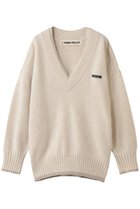 【プランク プロジェクト/PRANK PROJECT】のアンゴラウールVネックニット 人気、トレンドファッション・服の通販 founy(ファニー) ファッション Fashion レディースファッション Fashion for Women トップス・カットソー Cut & Sew Tops ニット Knit Tops & Sweaters カジュアルプルオーバー・ニットトップス Pullovers & Knit Tops / Casual Pullovers Vネックトップス V-Neck Tops / V-Cut Neckline Shirts なめらか Smooth, Silky Texture アンゴラ Angora Knitwear インナー Innerwear 新作・新入荷 New Arrivals / New In thumbnail WHT(ホワイト)|ID: prp329100004774360 ipo3291000000034604727