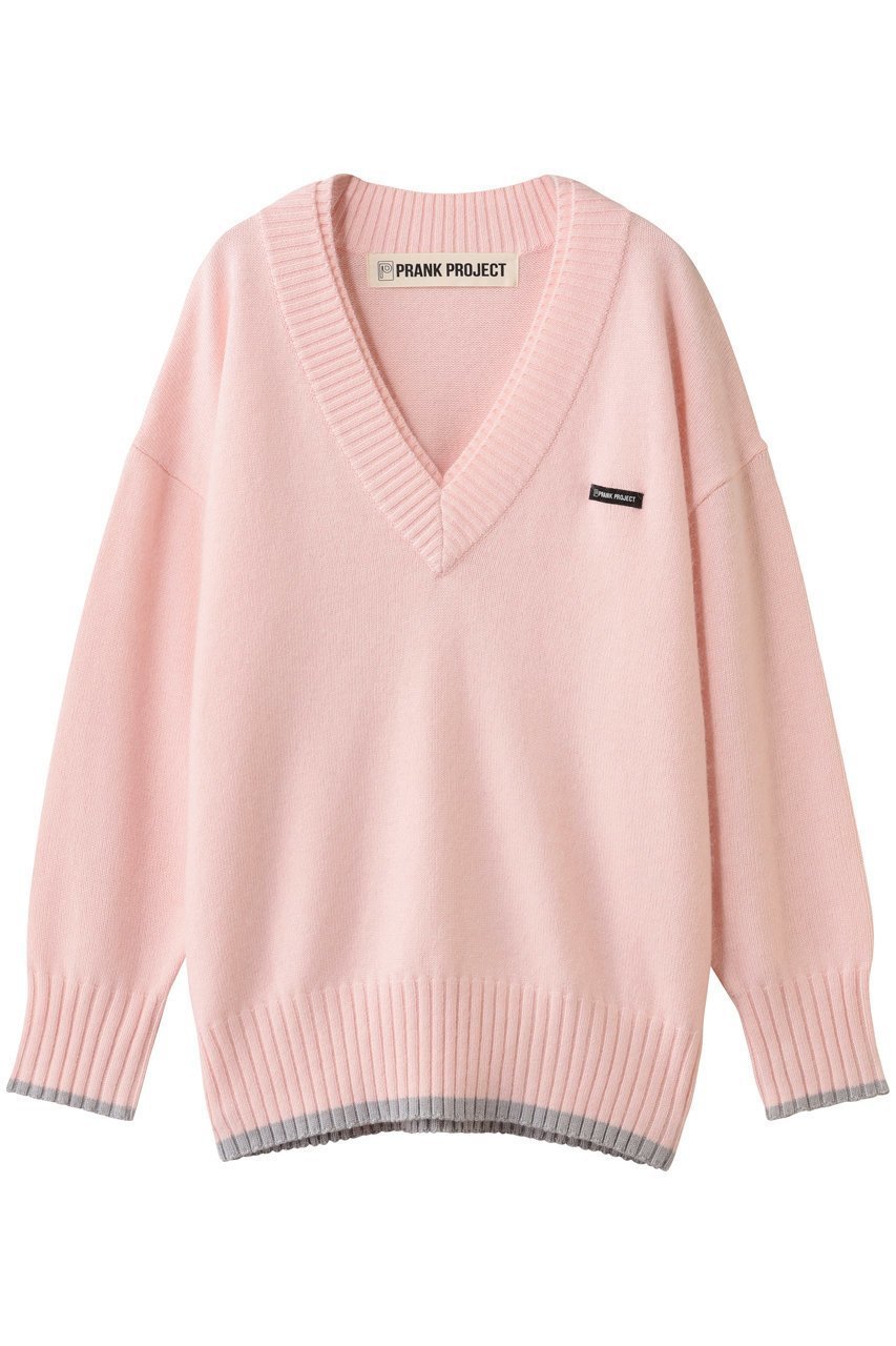 【プランク プロジェクト/PRANK PROJECT】のアンゴラウールVネックニット インテリア・キッズ・メンズ・レディースファッション・服の通販 founy(ファニー) 　ファッション　Fashion　レディースファッション　Fashion for Women　トップス・カットソー　Cut & Sew Tops　ニット　Knit Tops & Sweaters　カジュアルプルオーバー・ニットトップス　Pullovers & Knit Tops / Casual Pullovers　Vネックトップス　V-Neck Tops / V-Cut Neckline Shirts　なめらか　Smooth, Silky Texture　アンゴラ　Angora Knitwear　インナー　Innerwear　新作・新入荷　New Arrivals / New In　PNK(ピンク)|ID: prp329100004774360 ipo3291000000034604728