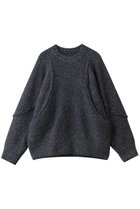 【メゾンスペシャル/MAISON SPECIAL】の【UNISEX】メランジブークレクルーニット 人気、トレンドファッション・服の通販 founy(ファニー) ファッション Fashion レディースファッション Fashion for Women トップス・カットソー Cut & Sew Tops ニット Knit Tops & Sweaters カジュアルプルオーバー・ニットトップス Pullovers & Knit Tops / Casual Pullovers ユニセックス Unisex, Genderless シンプル Simple, Minimal ボトム Bottoms, Lower Wear メランジ Melange, Mixed Yarn 切替 Switching, Contrast Panel 新作・新入荷 New Arrivals / New In thumbnail BLU(ブルー)|ID: prp329100004774361 ipo3291000000034604744