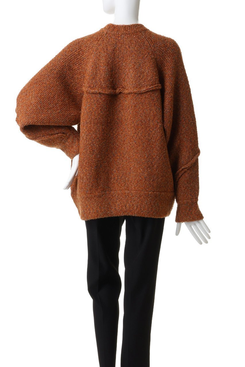 【メゾンスペシャル/MAISON SPECIAL】の【UNISEX】メランジブークレクルーニット 人気、トレンドファッション・服の通販 founy(ファニー) ファッション Fashion レディースファッション Fashion for Women トップス・カットソー Cut & Sew Tops ニット Knit Tops & Sweaters カジュアルプルオーバー・ニットトップス Pullovers & Knit Tops / Casual Pullovers ユニセックス Unisex, Genderless シンプル Simple, Minimal ボトム Bottoms, Lower Wear メランジ Melange, Mixed Yarn 切替 Switching, Contrast Panel 新作・新入荷 New Arrivals / New In other-4|ID: prp329100004774361 ipo3291000000034604747