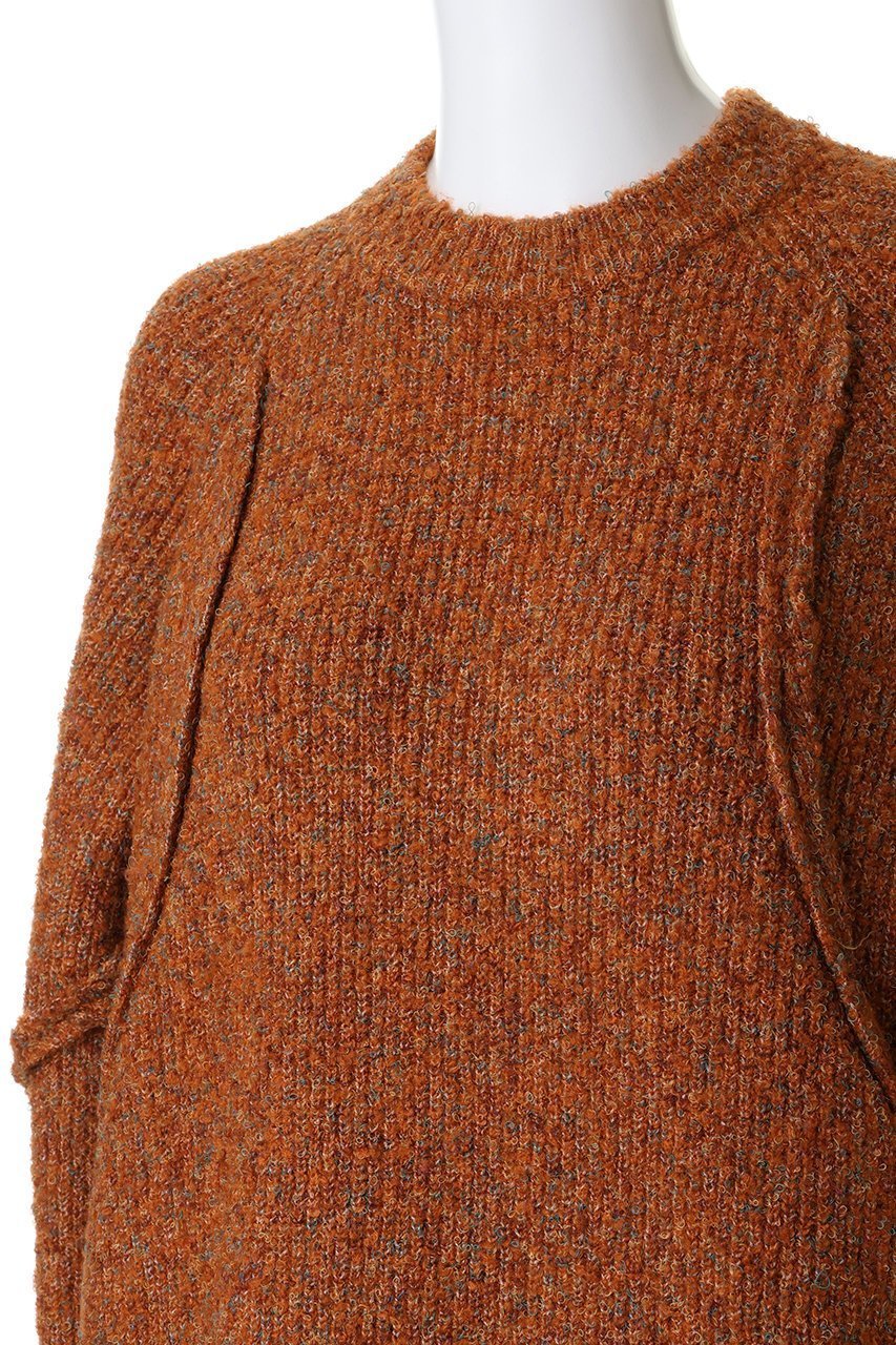 【メゾンスペシャル/MAISON SPECIAL】の【UNISEX】メランジブークレクルーニット 人気、トレンドファッション・服の通販 founy(ファニー) ファッション Fashion レディースファッション Fashion for Women トップス・カットソー Cut & Sew Tops ニット Knit Tops & Sweaters カジュアルプルオーバー・ニットトップス Pullovers & Knit Tops / Casual Pullovers ユニセックス Unisex, Genderless シンプル Simple, Minimal ボトム Bottoms, Lower Wear メランジ Melange, Mixed Yarn 切替 Switching, Contrast Panel 新作・新入荷 New Arrivals / New In other-5|ID: prp329100004774361 ipo3291000000034604748