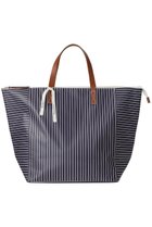 【カレンソロジー/Curensology】のCSGストライプPVCバッグL ネイビー|ID:prp329100004774362