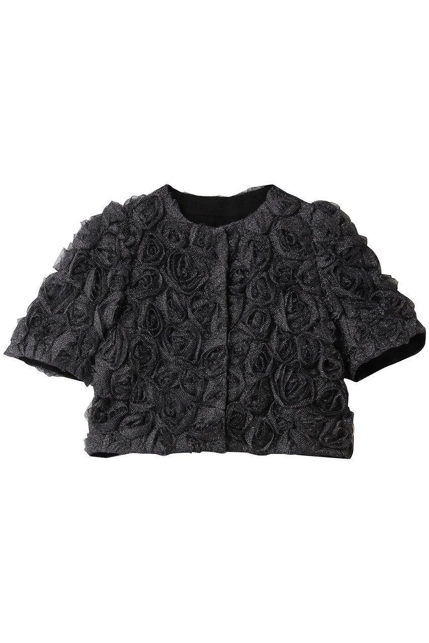 【アルアバイル/allureville】の【Loulou Willoughby】チュールローズBO インテリア・キッズ・メンズ・レディースファッション・服の通販 founy(ファニー) ファッション Fashion レディースファッション Fashion for Women アウター Coat / Outerwear Collection レディースジャケット・軽アウター Jackets おすすめ Recommended / Our Picks ジャケット Jacket, Outerwear チュール Tulip, Tulip Motif パーティ Party, Party Style ブルゾン Blouson, Bomber Jacket ボレロ Bolero, Short Cardigan モチーフ Motif, Design Theme ローズ Rose, Rose Motif 新作・新入荷 New Arrivals / New In ブラック|ID: prp329100004774364 ipo3291000000034604766