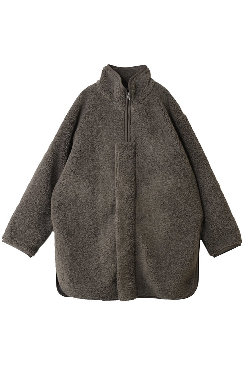 【ミズイロ インド/mizuiro ind】のボアブルゾン インテリア・キッズ・メンズ・レディースファッション・服の通販 founy(ファニー) 　ファッション　Fashion　レディースファッション　Fashion for Women　アウター　Coat / Outerwear Collection　レディースジャケット・軽アウター　Jackets　ブルゾンジャケット・スポーティアウター　Blouson Jackets　シンプル　Simple, Minimal　ジャケット　Jacket, Outerwear　フロント　Front, Front Design　ブルゾン　Blouson, Bomber Jacket　新作・新入荷　New Arrivals / New In　c.gray|ID: prp329100004774367 ipo3291000000034604790