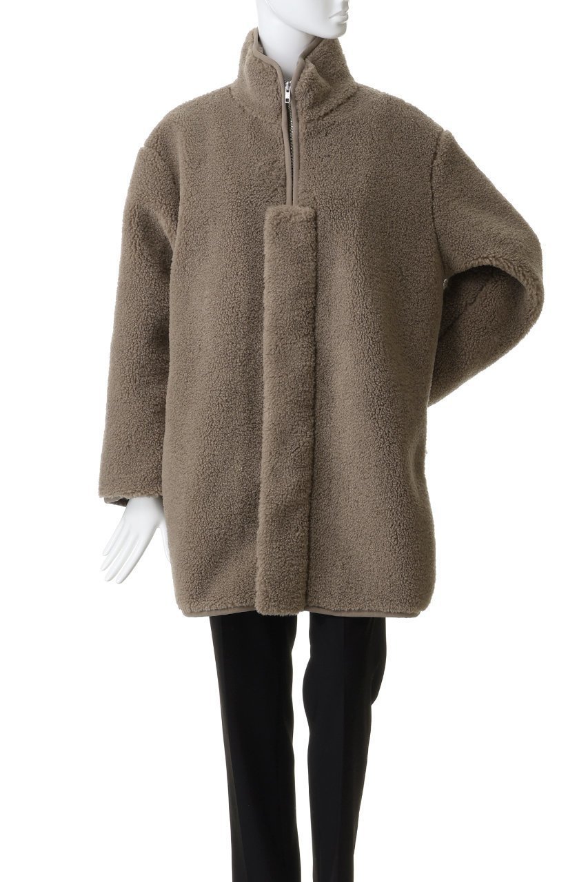 【ミズイロ インド/mizuiro ind】のボアブルゾン 人気、トレンドファッション・服の通販 founy(ファニー) 　ファッション　Fashion　レディースファッション　Fashion for Women　アウター　Coat / Outerwear Collection　レディースジャケット・軽アウター　Jackets　ブルゾンジャケット・スポーティアウター　Blouson Jackets　シンプル　Simple, Minimal　ジャケット　Jacket, Outerwear　フロント　Front, Front Design　ブルゾン　Blouson, Bomber Jacket　other-2|ID: prp329100004774367 ipo3291000000035533384