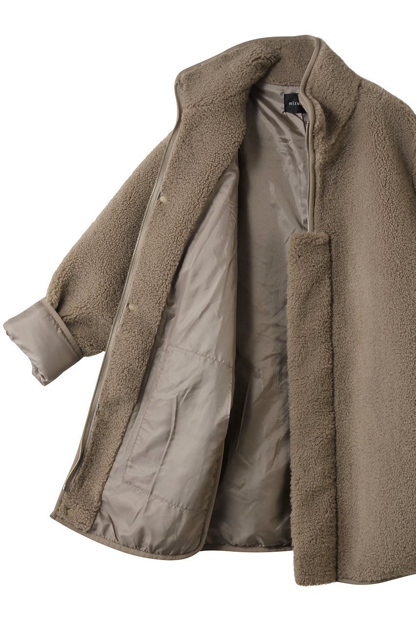 【ミズイロ インド/mizuiro ind】のボアブルゾン 人気、トレンドファッション・服の通販 founy(ファニー) 　ファッション　Fashion　レディースファッション　Fashion for Women　アウター　Coat / Outerwear Collection　レディースジャケット・軽アウター　Jackets　ブルゾンジャケット・スポーティアウター　Blouson Jackets　シンプル　Simple, Minimal　ジャケット　Jacket, Outerwear　フロント　Front, Front Design　ブルゾン　Blouson, Bomber Jacket　other-6|ID: prp329100004774367 ipo3291000000035533389