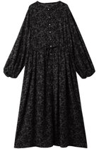 【ミズイロ インド/mizuiro ind】のフラワープリントシャツワンピース black|ID: prp329100004774368 ipo3291000000036077655