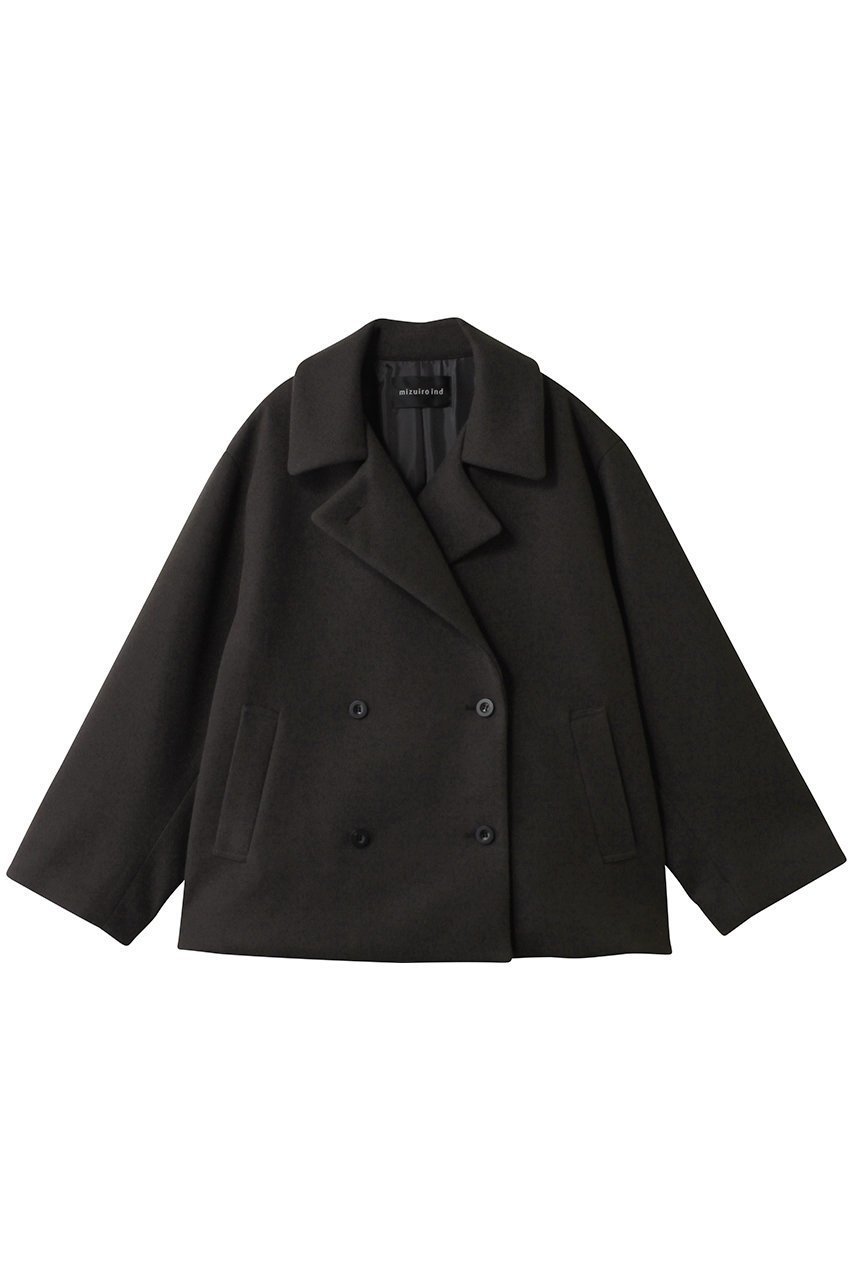 【ミズイロ インド/mizuiro ind】のピーコート インテリア・キッズ・メンズ・レディースファッション・服の通販 founy(ファニー) 　ファッション　Fashion　レディースファッション　Fashion for Women　アウター　Coat / Outerwear Collection　コート・ロングコート・ピーコート　Long Coats, Peacoats & More　インナー　Innerwear　ショート　Short, Short Length　バランス　Balance, Style Balance　ベーシック　Basic, Essential　ボトム　Bottoms, Lower Wear　マニッシュ　Mannish, Boyish　定番　Standard, Basic Item　新作・新入荷　New Arrivals / New In　c.gray|ID: prp329100004774369 ipo3291000000034604806