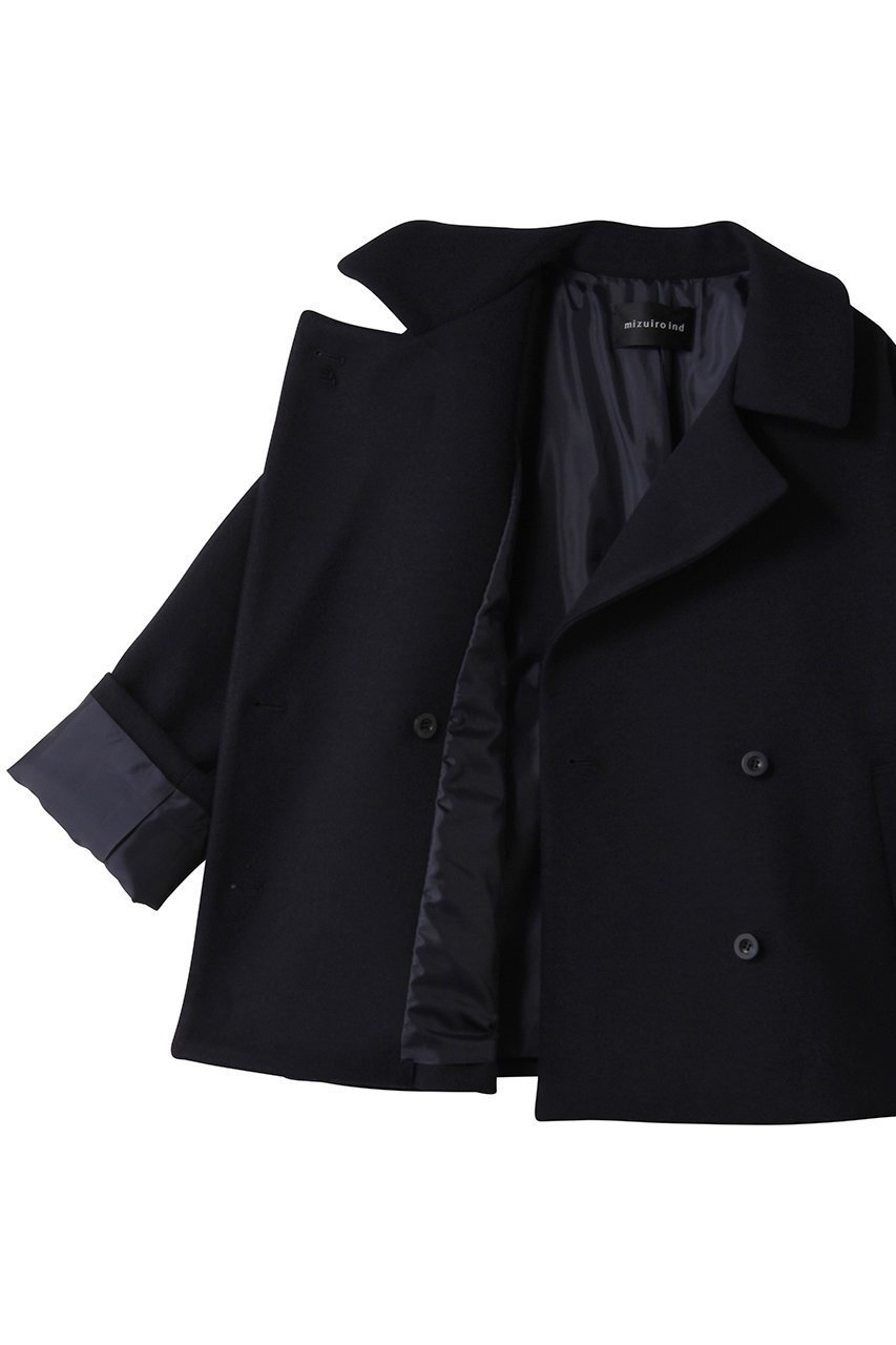 【ミズイロ インド/mizuiro ind】のピーコート 人気、トレンドファッション・服の通販 founy(ファニー) 　ファッション　Fashion　レディースファッション　Fashion for Women　アウター　Coat / Outerwear Collection　コート・ロングコート・ピーコート　Long Coats, Peacoats & More　インナー　Innerwear　ショート　Short, Short Length　バランス　Balance, Style Balance　ベーシック　Basic, Essential　ボトム　Bottoms, Lower Wear　マニッシュ　Mannish, Boyish　定番　Standard, Basic Item　other-6|ID: prp329100004774369 ipo3291000000036021048