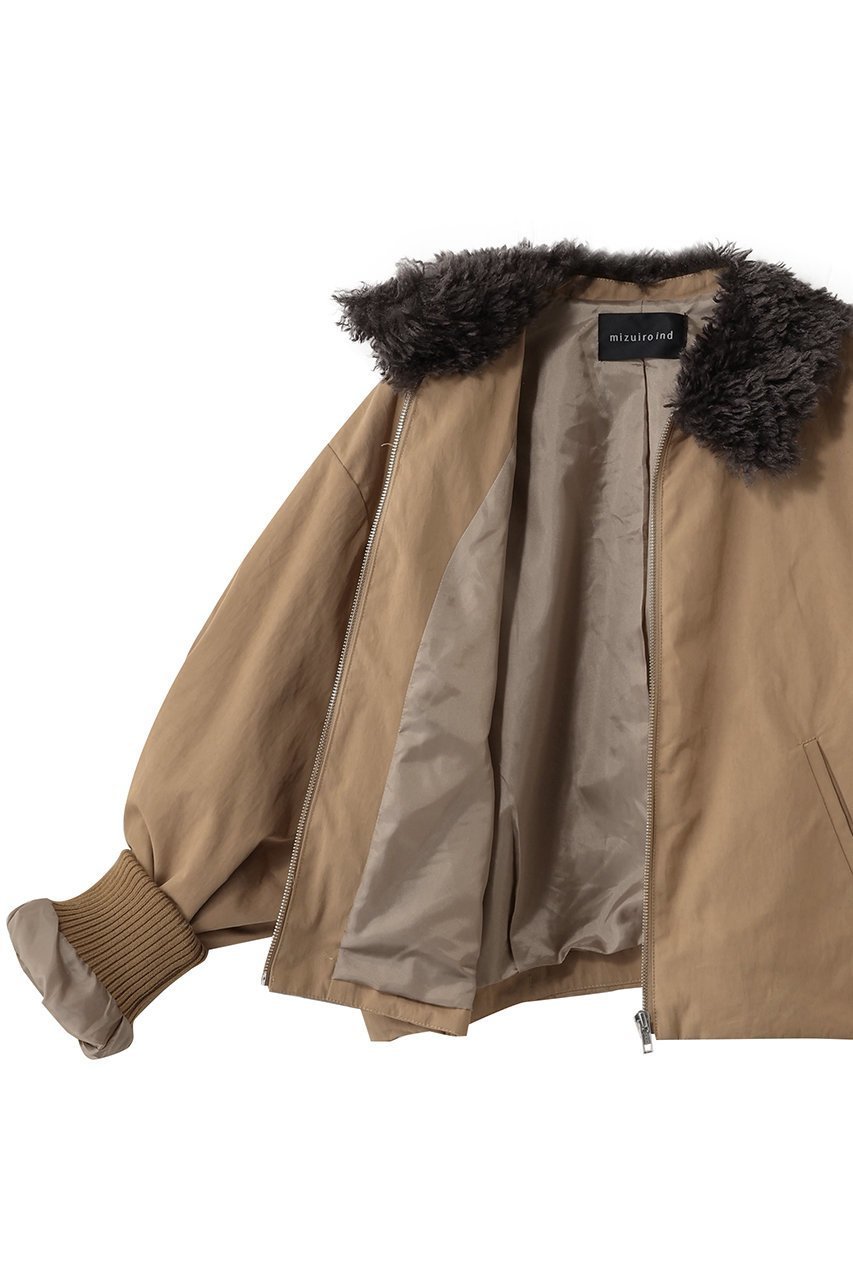 【ミズイロ インド/mizuiro ind】のボアカラーショートジャケット 人気、トレンドファッション・服の通販 founy(ファニー) 　ファッション　Fashion　レディースファッション　Fashion for Women　アウター　Coat / Outerwear Collection　レディースジャケット・軽アウター　Jackets　ブルゾンジャケット・スポーティアウター　Blouson Jackets　ショート　Short, Short Length　ジャケット　Jacket, Outerwear　トレンド　Trend, Trending Now　バランス　Balance, Style Balance　ブルゾン　Blouson, Bomber Jacket　ミックス　Mix, Mixed Style　モコモコ　Fuzzy, Fluffy　冬　Winter / This Winter　other-6|ID: prp329100004774370 ipo3291000000035444964
