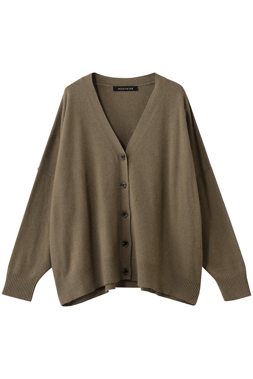 【ミズイロ インド/mizuiro ind】のVネックカーディガン インテリア・キッズ・メンズ・レディースファッション・服の通販 founy(ファニー) 　ファッション　Fashion　レディースファッション　Fashion for Women　トップス・カットソー　Cut & Sew Tops　ニット　Knit Tops & Sweaters　カーディガン・羽織り　Layered Style Cardigans　Vネックトップス　V-Neck Tops / V-Cut Neckline Shirts　カーディガン　Cardigan, Knitwear　シンプル　Simple, Minimal　定番　Standard, Basic Item　beige|ID: prp329100004774372 ipo3291000000035533423