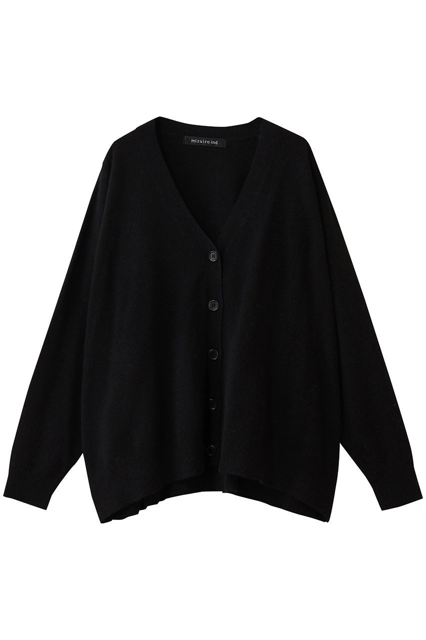 【ミズイロ インド/mizuiro ind】のVネックカーディガン インテリア・キッズ・メンズ・レディースファッション・服の通販 founy(ファニー) 　ファッション　Fashion　レディースファッション　Fashion for Women　トップス・カットソー　Cut & Sew Tops　ニット　Knit Tops & Sweaters　カーディガン・羽織り　Layered Style Cardigans　Vネックトップス　V-Neck Tops / V-Cut Neckline Shirts　カーディガン　Cardigan, Knitwear　シンプル　Simple, Minimal　定番　Standard, Basic Item　black|ID: prp329100004774372 ipo3291000000035533426