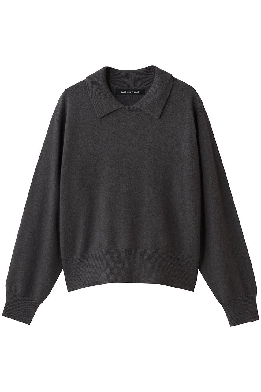【ミズイロ インド/mizuiro ind】のハイゲージ襟付きプルオーバー インテリア・キッズ・メンズ・レディースファッション・服の通販 founy(ファニー) ファッション Fashion レディースファッション Fashion for Women トップス・カットソー Cut & Sew Tops ニット Knit Tops & Sweaters カジュアルプルオーバー・ニットトップス Pullovers & Knit Tops / Casual Pullovers クラシック Classic, Timeless Style スラックス Slacks, Dress Pants デニム Denim, Jeans Material エレガント 上品 Elegant 新作・新入荷 New Arrivals / New In c.gray|ID: prp329100004774373 ipo3291000000034604842