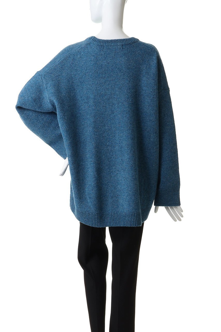 【ミズイロ インド/mizuiro ind】のMG/クルーネックワイドプルオーバー 人気、トレンドファッション・服の通販 founy(ファニー) ファッション Fashion レディースファッション Fashion for Women トップス・カットソー Cut & Sew Tops ニット Knit Tops & Sweaters カジュアルプルオーバー・ニットトップス Pullovers & Knit Tops / Casual Pullovers チェック Check, Plaid, Tartan ミドル Middle Length, Mid Height ロング Long, Long-Length ワイド Wide, Wide Fit 新作・新入荷 New Arrivals / New In other-4|ID: prp329100004774374 ipo3291000000034604856